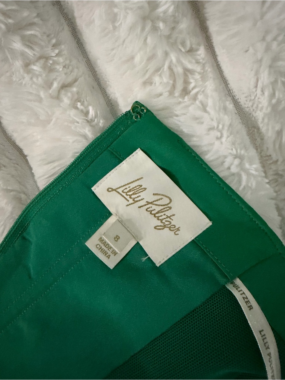 Lilly Pulitzer Emerald Green Strapless Maxi Dress with Front Bow - Picture 2 of 3